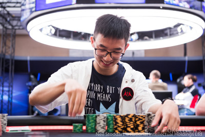 Haoxiang Wang Leads EPT Main Event Final Six