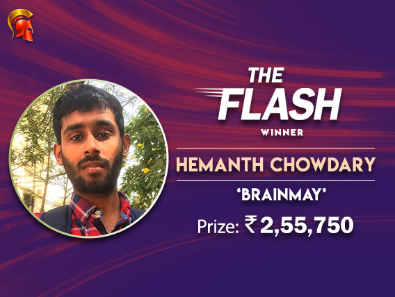 Hemanth Chowdary wins The Flash at Spartan