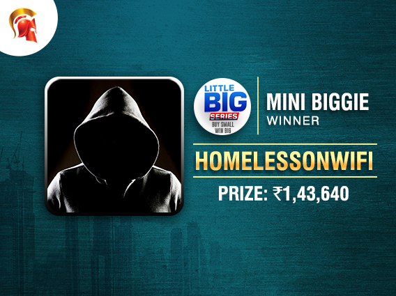 'HomelessOnWiFi' claims Mini Biggie at Little Big Series