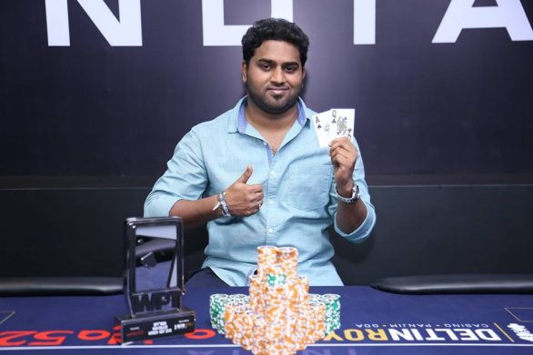 Kalyan Chakravarthy claims WPT India Highroller for INR 37L