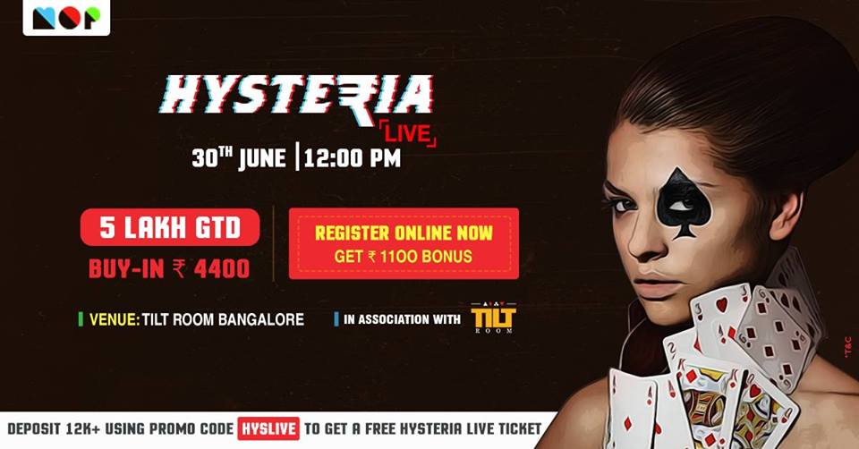 MadOverPoker's Hysteria Live 2.0 next week
