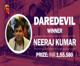 Neeraj Kumar wins DareDevil at Spartan