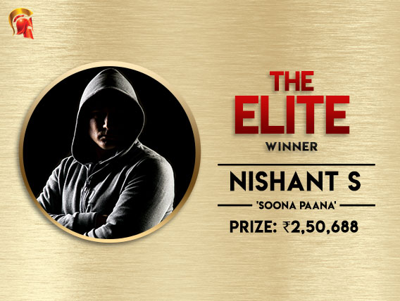 Nishant S wins the Elite at Spartan