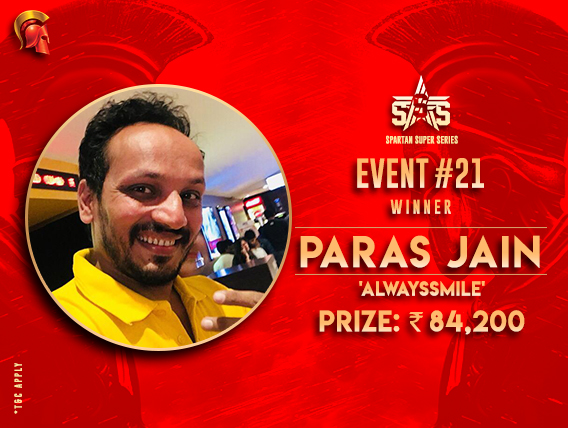 Paras Jain among title winners on SSS Day 4