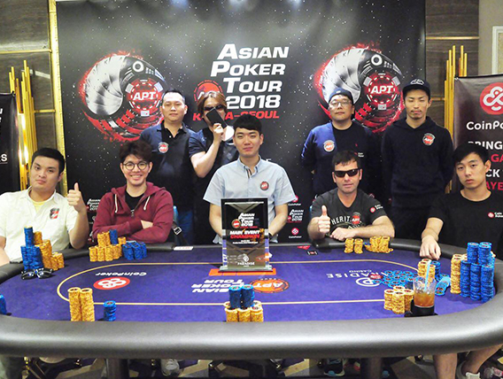 Paul Hong leads APT Korea Main Event Final Table