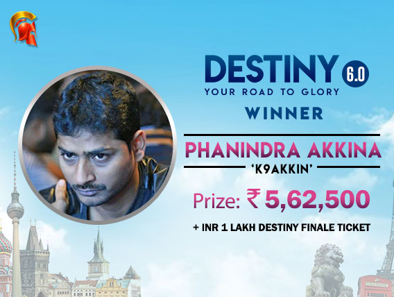 Phanindra Akkina makes another Destiny Finale SnG