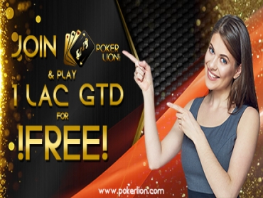 PokerLion has a 1 Lakh GTD Sign-up Offer for Players