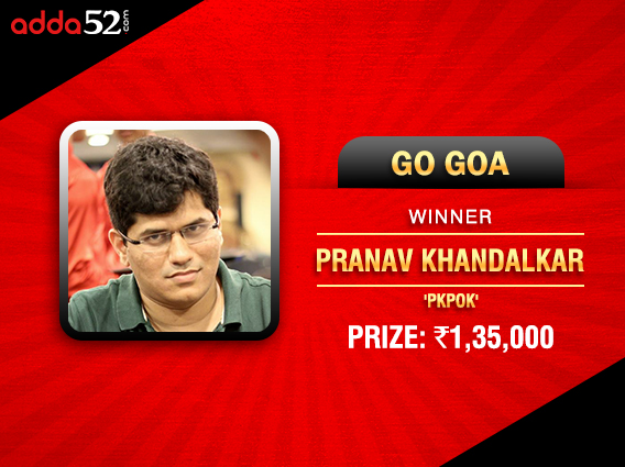 Pranav Khandalkar wins Go Goa; tops Ace Race on Adda52