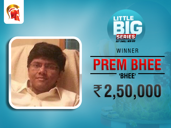 Prem Bhee takes down Little Big Series Main Event