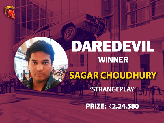 Sagar Choudhury scores a win at Spartan DareDevil