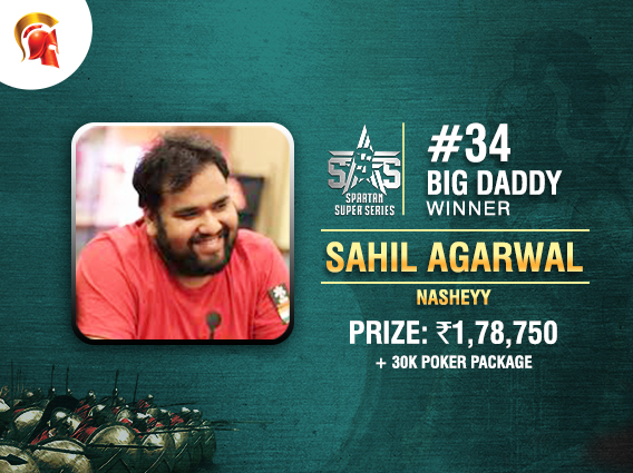 Sahil Agarwal wins SSS Big Daddy on Spartan