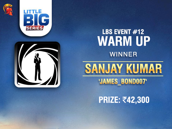 Sanjay Kumar wins the LBS Warm Up