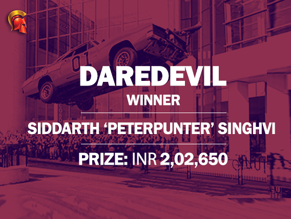 Siddarth Singhvi takes down Spartan DareDevil