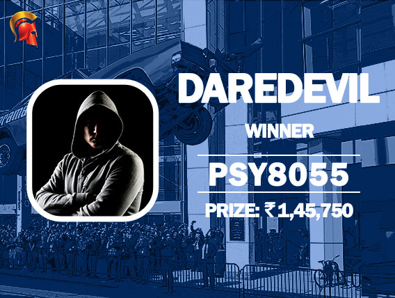 Spartan Daredevil is claimed by ‘psy8055’