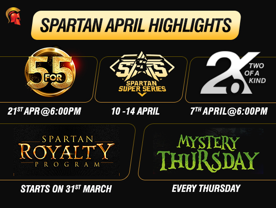 Spartan's April calendar studded with exciting events