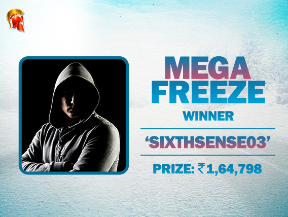 Spartan's Mega Freeze title goes to 'SixthSense03'