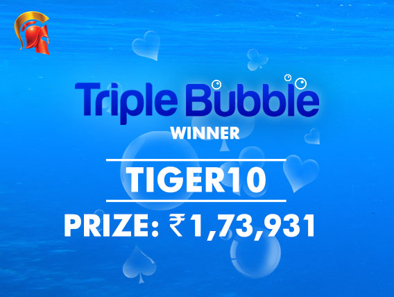 'Tiger10' wins Triple Bubble Tournament on Spartan