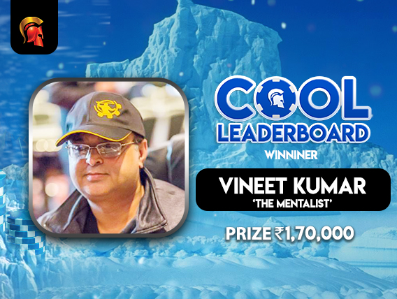 Vineet Kumar wins August's Cool Leaderboard on Spartan