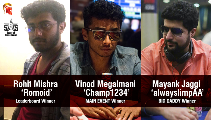 Vinod Megalmani wins SSS Main Event for INR 15,44,000