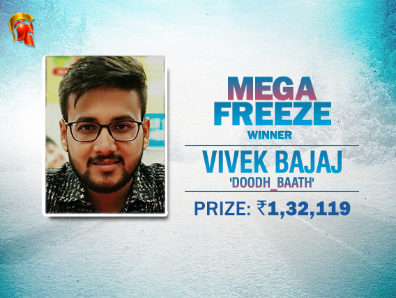 Vivek Bajaj comes from dead last to win Spartan's Mega Freeze