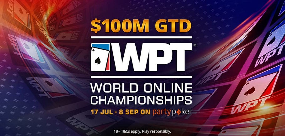 Whopping $100mn GTD in WPT World Online Championships!