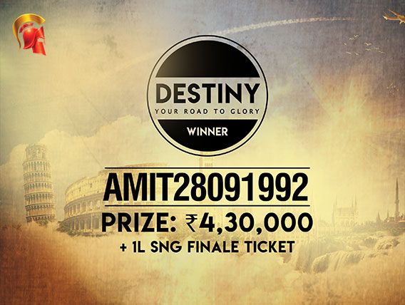 'amit28091992' wins Destiny tournament on Spartan