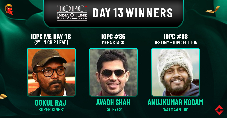 IOPC Day 13: Shah, Kodam among title winners