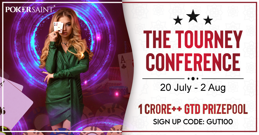 Win from INR 1Cr in PokerSaint's The Tourney Conference