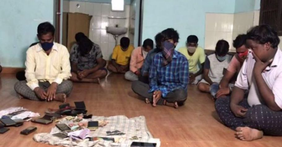 17 persons apprehended for gambling in Berhampur, Odisha