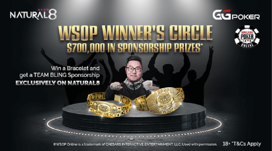 Play WSOP Winner's Circle to win a $100K Natural8 Sponsorship!