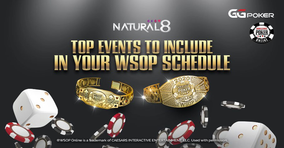 Top Events to Include in your 2020 WSOP Online Schedule!