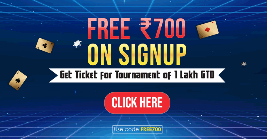 Sign-up on PokerTempo and get FREE INR 700 today!