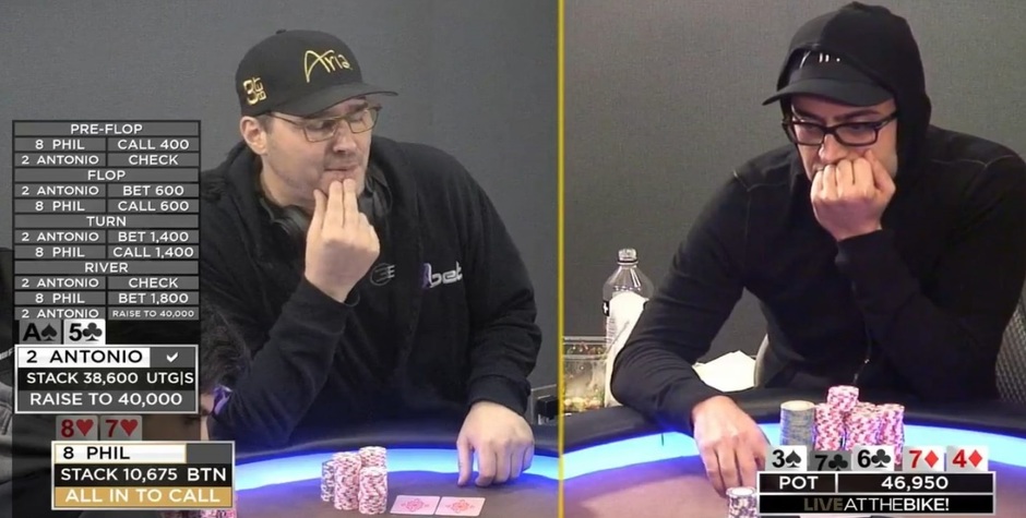 Phil Hellmuth and Antonio Esfandiari to have heads-up rematch