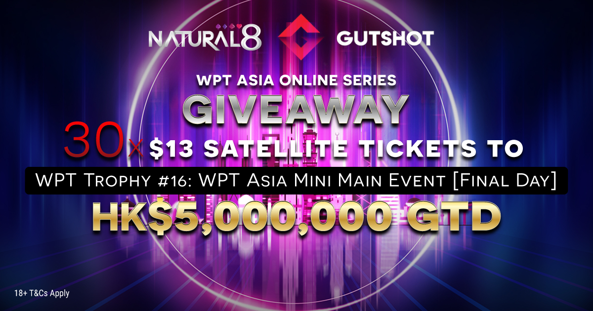 Natural8 WPT Asia Giveaway