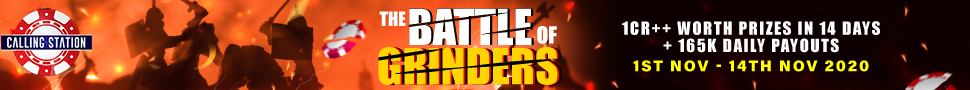 Calling Station's 1 Cr GTD Battle of Grinders series till 14 Nov!