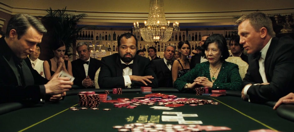 James Bond's Casino Royale and a game of Poker!