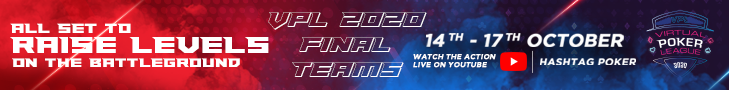 Virtual Poker League banner