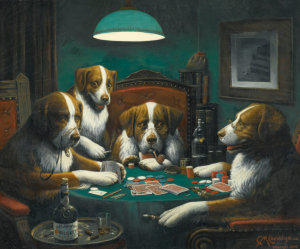 The Story Behind The Painting ‘Dogs Playing Poker’