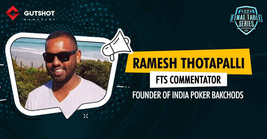 What did Ramesh Thotapalli do that shocked poker players