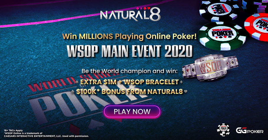 Bonuses Galore On WSOP 2020 At Natural8!