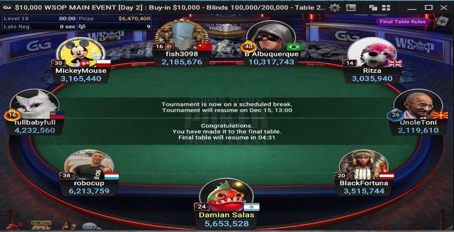 WSOP 2020: Play The Main Event On NATURAL8