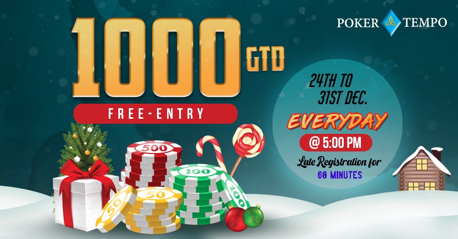 PokerTempo's exciting INR 1000 GTD Freeroll just for you