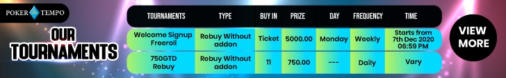 Everyday @7pm PokerTempo, hosts their INR 5000 worth Freeroll starting from 7 December. What is unique about this offer is that after grinding on weekends,