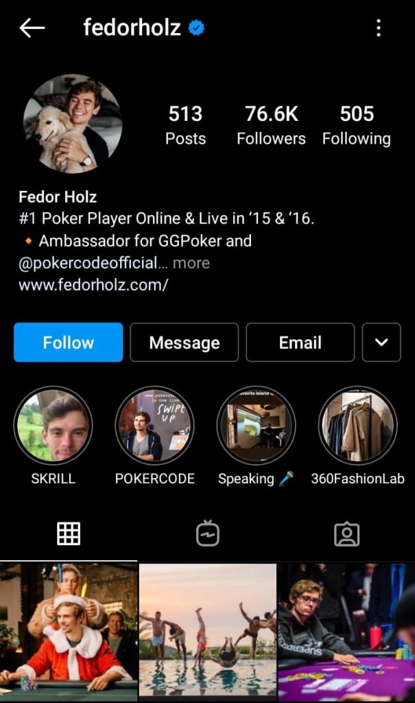 5 Poker Players To Follow On Instagram