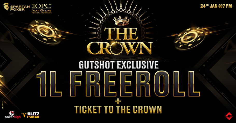 Sign Up To Gutshot's EXCLUSIVE 1 Lakh GTD Freeroll NOW!