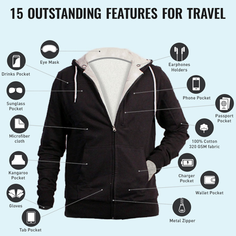 my dream store travel hoodie