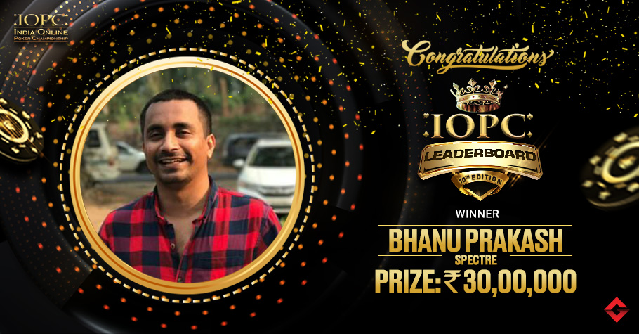 Bhanu Prakash Grabs IOPC Leaderboard Throne Yet Again