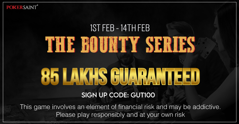 PokerSaint’s ‘Bounty Series’ offers INR 85 Lakh GTD