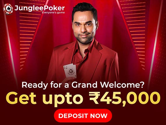 Junglee Poker Grand Welcome Bonus Worth ₹45,000