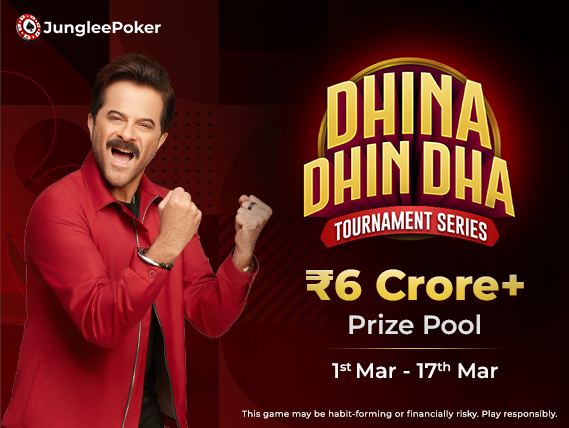 Junglee Poker Dhina Dhin Dha Tournament Series ₹6 Crore GTD